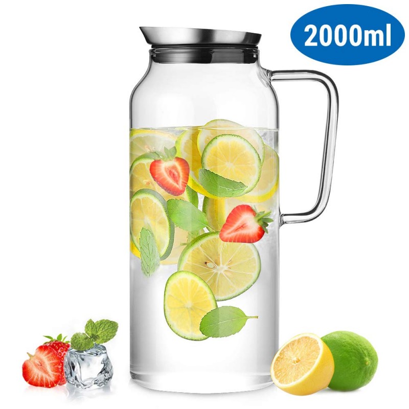 https://www.ecooe.com/5394-thickbox_default/ecooe-glass-water-carafe-2-litre-water-pitcher-with-stainless-steel-lid-borosilicate-glass-iced-tea-pitcherinless-steel-lid-borosilicate-glass-iced-tea-pitcher.jpg