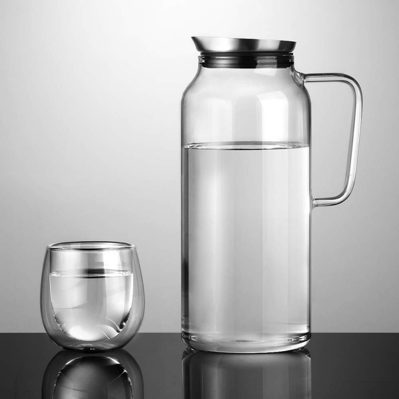 Borosilicate Glass Water With Tea & Water Infuser – staiy.