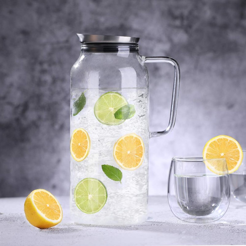 https://www.ecooe.com/5399-thickbox_default/ecooe-glass-water-carafe-2-litre-water-pitcher-with-stainless-steel-lid-borosilicate-glass-iced-tea-pitcherinless-steel-lid-borosilicate-glass-iced-tea-pitcher.jpg