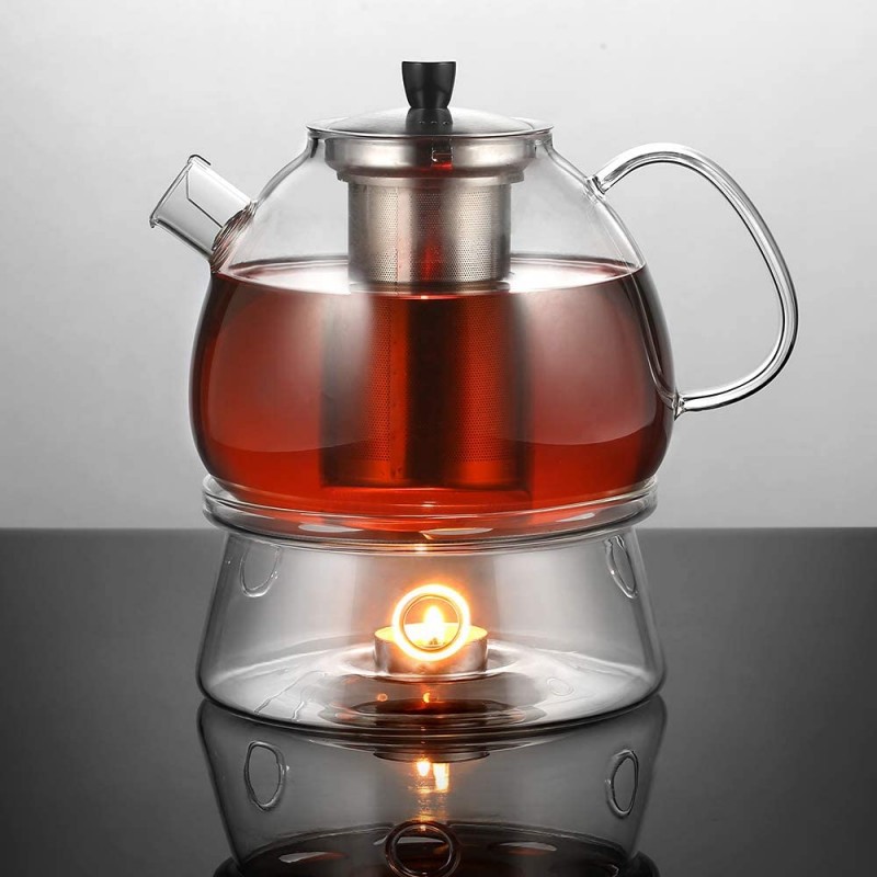 Glass Teapot Warmer Amazadesign