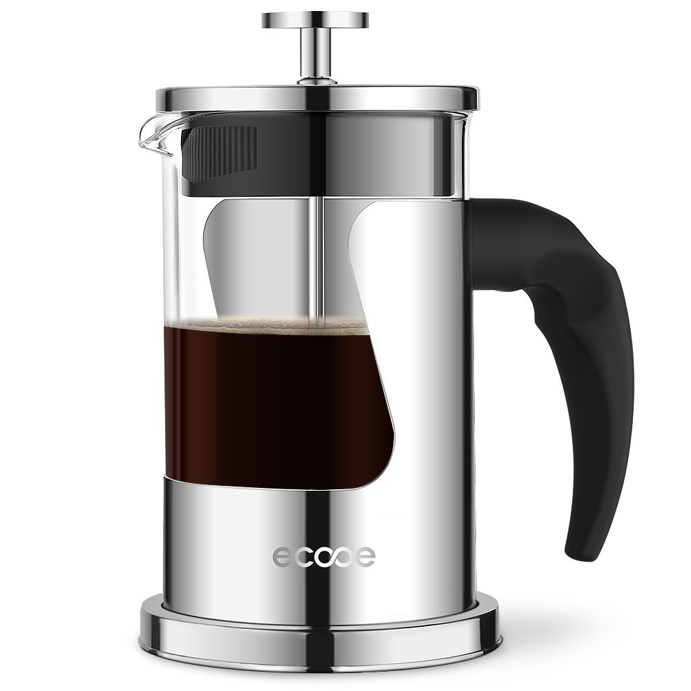 French Press Edelstahl. ecooe 34 oz 8 cup double wall stainless steel